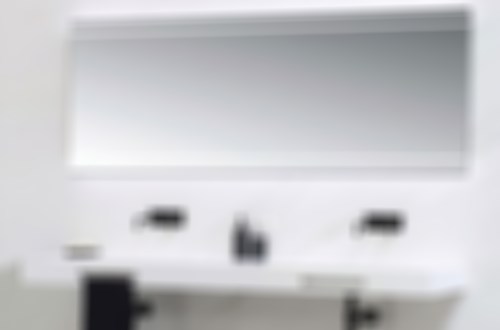 小型浴室掛式浴室柜雙抽屜